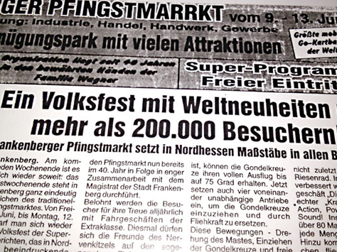 Veranstaltungsbüro Wagner Presse